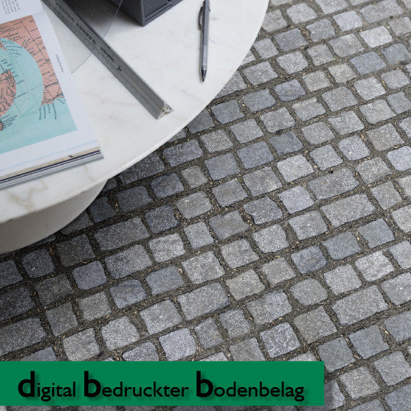 Digital bedruckter Bodenbelag